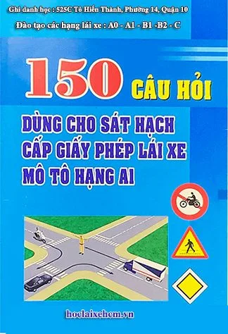 150 câu hỏi thi bằng lái xe A1 năm 2020