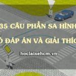 phần sa hình 200 câu hỏi thi bằng lái xe máy A1