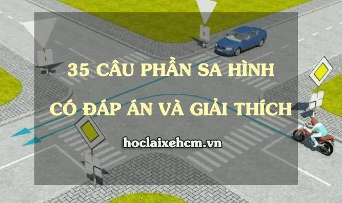 phần sa hình 200 câu hỏi thi bằng lái xe máy A1